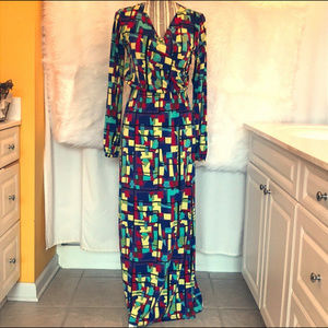 Tracey Negoshiam dress, sz L, Multicolor